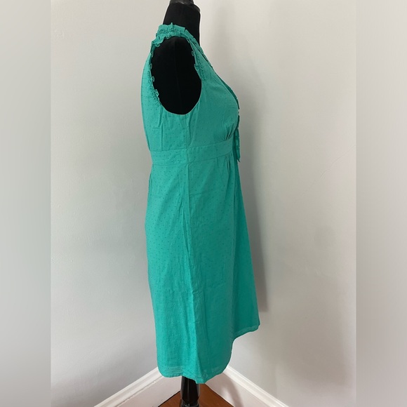 LOFT - Sleeveless Turquoise Dress - Size 10 - EUC - Picture 4 of 11